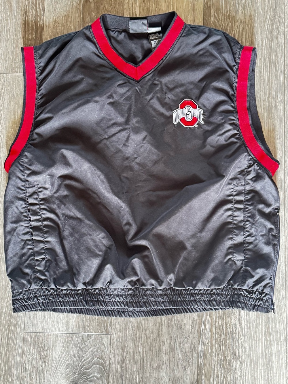 Ohio State Buckeyes Pullover Windbreaker Vest Men’s XL